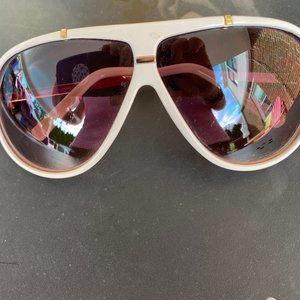 Justice Kids White Aviator Sunglasses